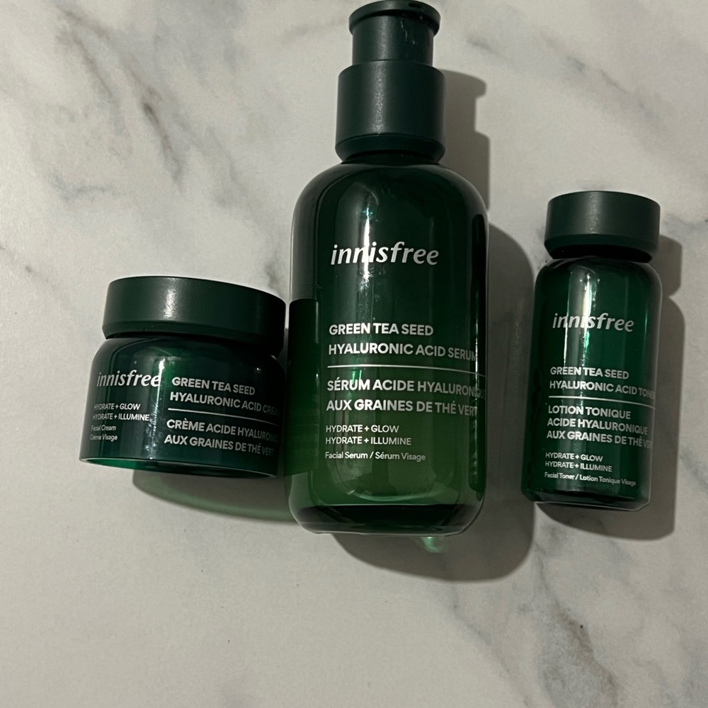 innisfree skin care green tea bundle